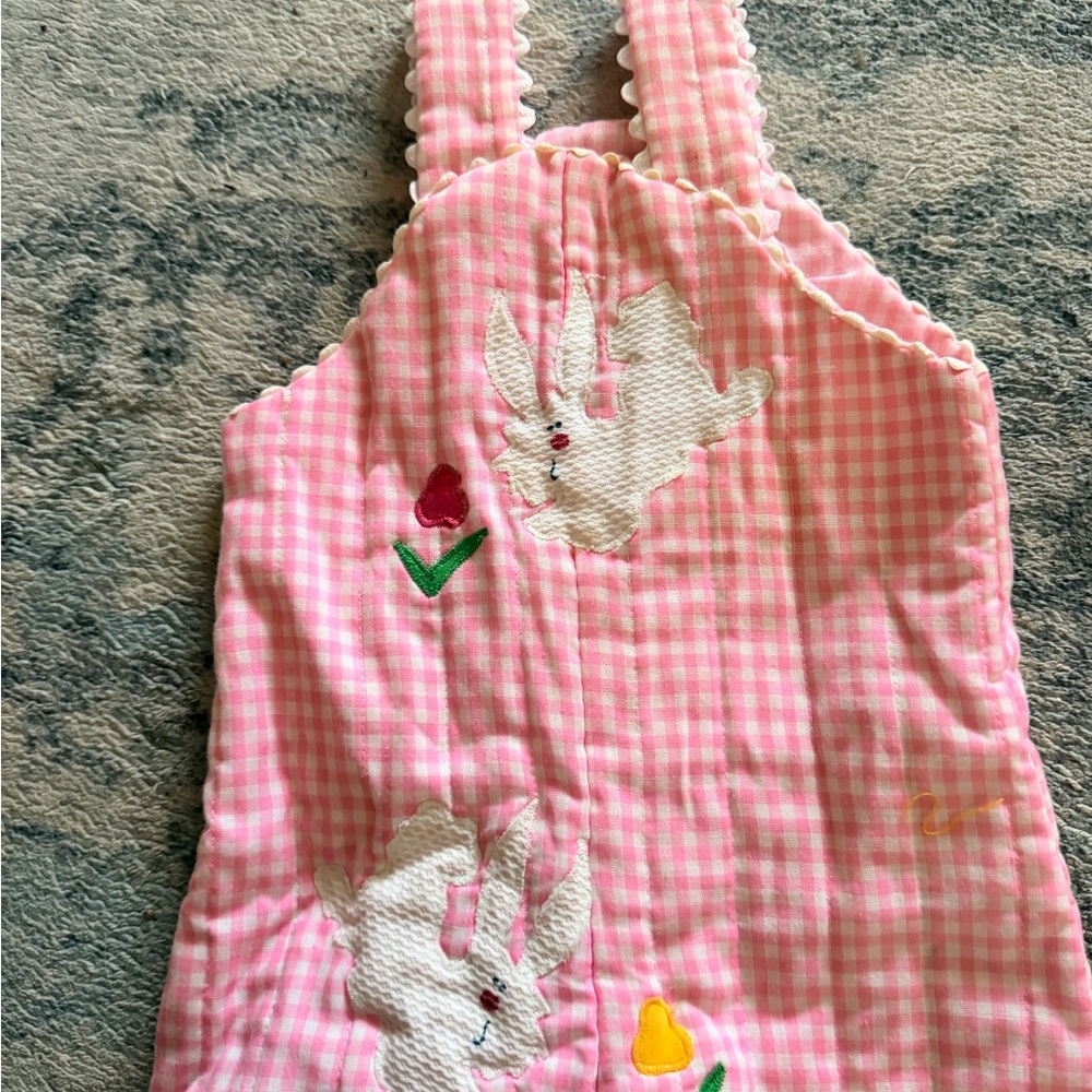 Heir Craft Freitag Vintage Pink Bunny Overtake Hearts Easter 12 month